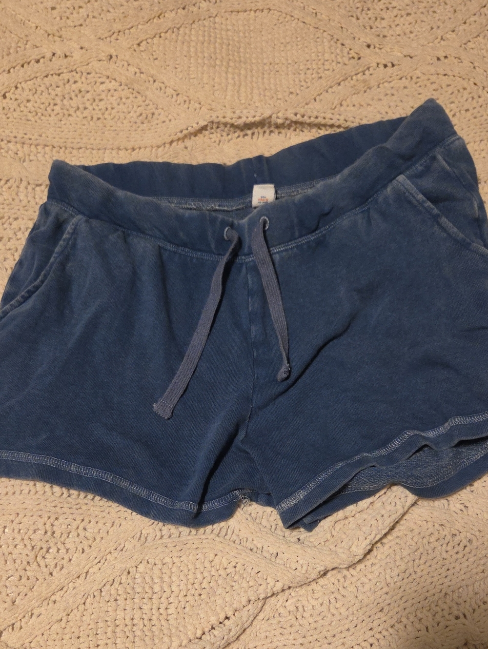 Old Navy Indigo Drawstring Athletic Shorts